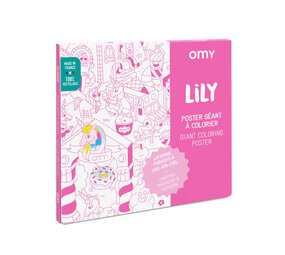 Omy Omy - grote kleurplaat - lily Omy Omy - grote kleurplaat - lily