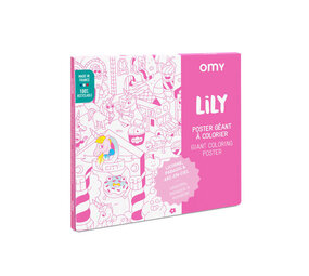 Omy Omy - grote kleurplaat - lily Omy Omy - grote kleurplaat - lily