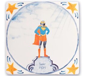 Storytiles Storytiles - tegel medium - superwoman (13x13 cm)