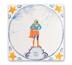 Storytiles Storytiles - tegel medium - superwoman (13x13 cm) Storytiles Storytiles - tegel medium - superwoman (13x13 cm)