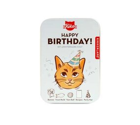 Kikkerland Kikkerland - kit - cat happy birthday Kikkerland Kikkerland - kit - cat happy birthday
