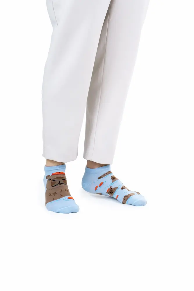 Many mornings Many Mornings - sneakersokken - capybara