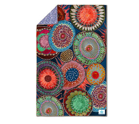 SooBluu SooBluu - reishanddoek (160 x 100 cm) - anemon