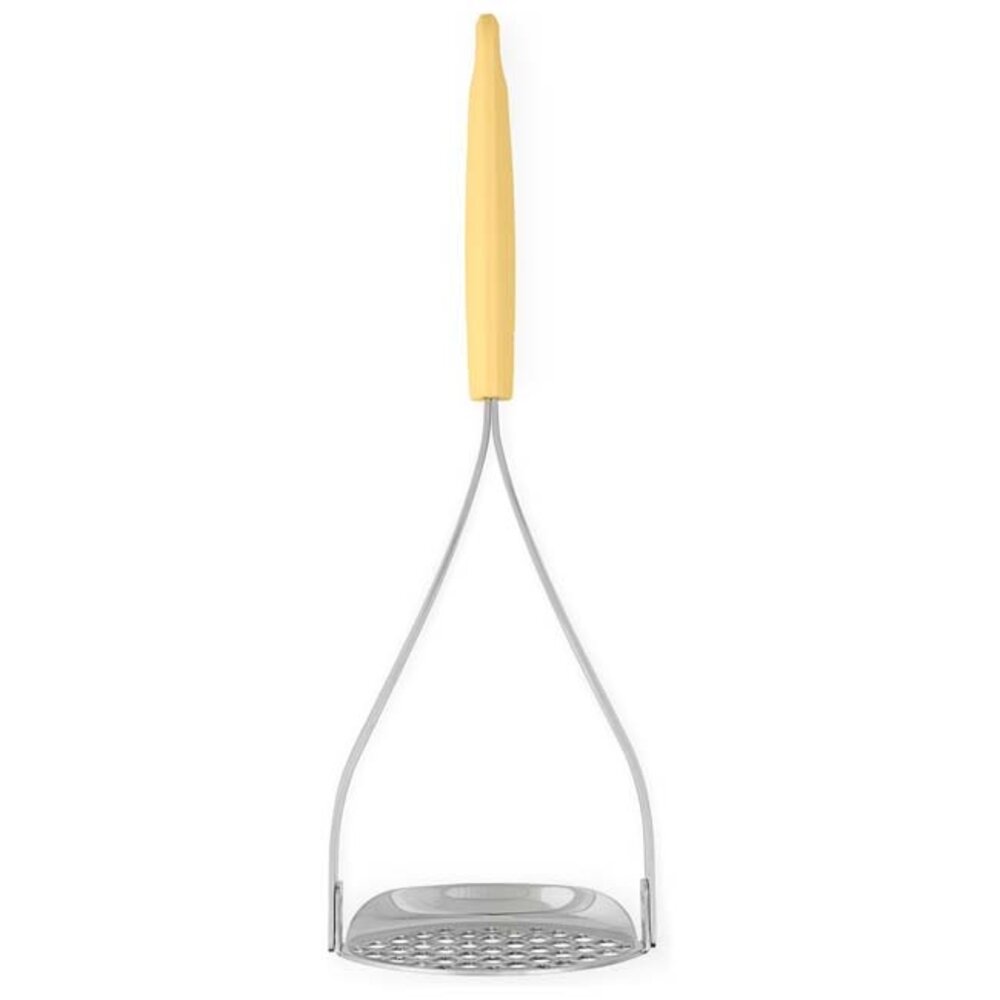 Brabantia Brabantia - tasty+ pureestamper met lepel - vanilla yellow Brabantia Brabantia - tasty+ pureestamper met lepel - vanilla yellow