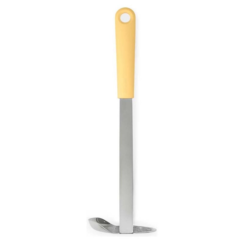 Brabantia Brabantia - tasty+ pureestamper met lepel - vanilla yellow Brabantia Brabantia - tasty+ pureestamper met lepel - vanilla yellow