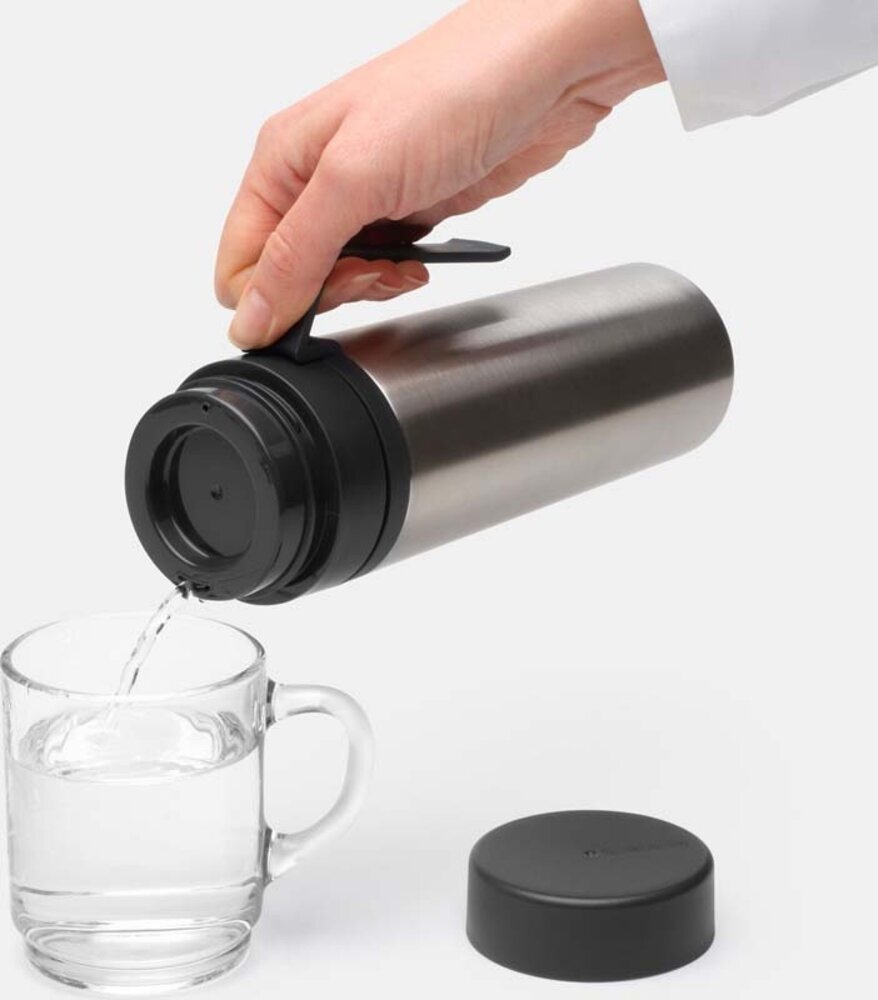 Brabantia Brabantia - make & take thermosfles (500 ml) - donkergrijs Brabantia Brabantia - make & take thermosfles (500 ml) - donkergrijs