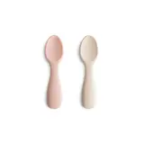 Mushie Mushie - eerste lepeltjes - blush / shifting sand