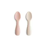 Mushie Mushie - eerste lepeltjes - blush / shifting sand Mushie Mushie - eerste lepeltjes - blush / shifting sand