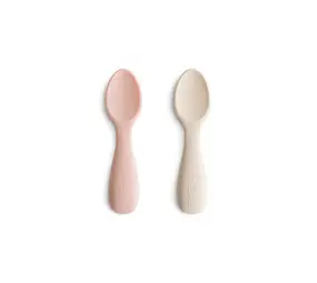 Mushie Mushie - eerste lepeltjes - blush / shifting sand Mushie Mushie - eerste lepeltjes - blush / shifting sand