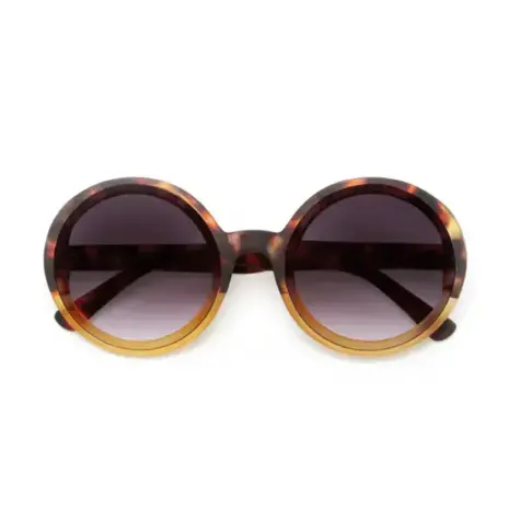 Okkia Okkia - zonnebril Monica - rond - havana yellow