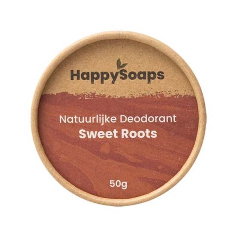 HappySoaps Happysoaps - natuurlijke deodorant - sweet roots HappySoaps Happysoaps - natuurlijke deodorant - sweet roots
