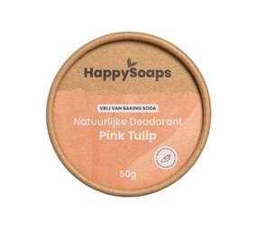 HappySoaps Happysoaps - natuurlijke deodorant - pink tulip HappySoaps Happysoaps - natuurlijke deodorant - pink tulip