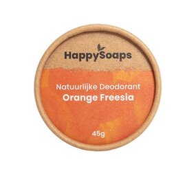 HappySoaps Happysoaps - natuurlijke deodorant - orange freesia HappySoaps Happysoaps - natuurlijke deodorant - orange freesia