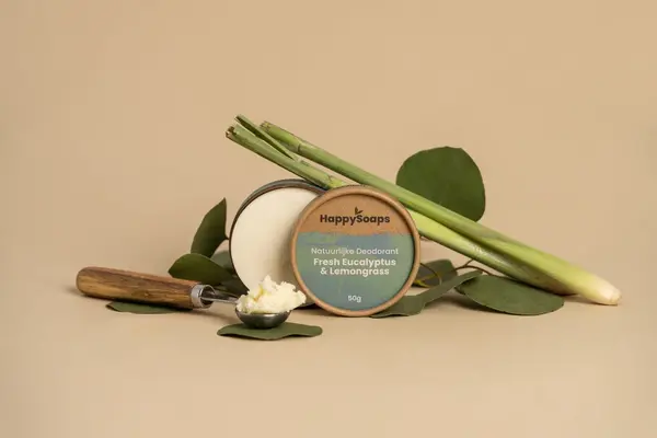 HappySoaps Happysoaps - natuurlijke deodorant - fresh eucalyptus HappySoaps Happysoaps - natuurlijke deodorant - fresh eucalyptus