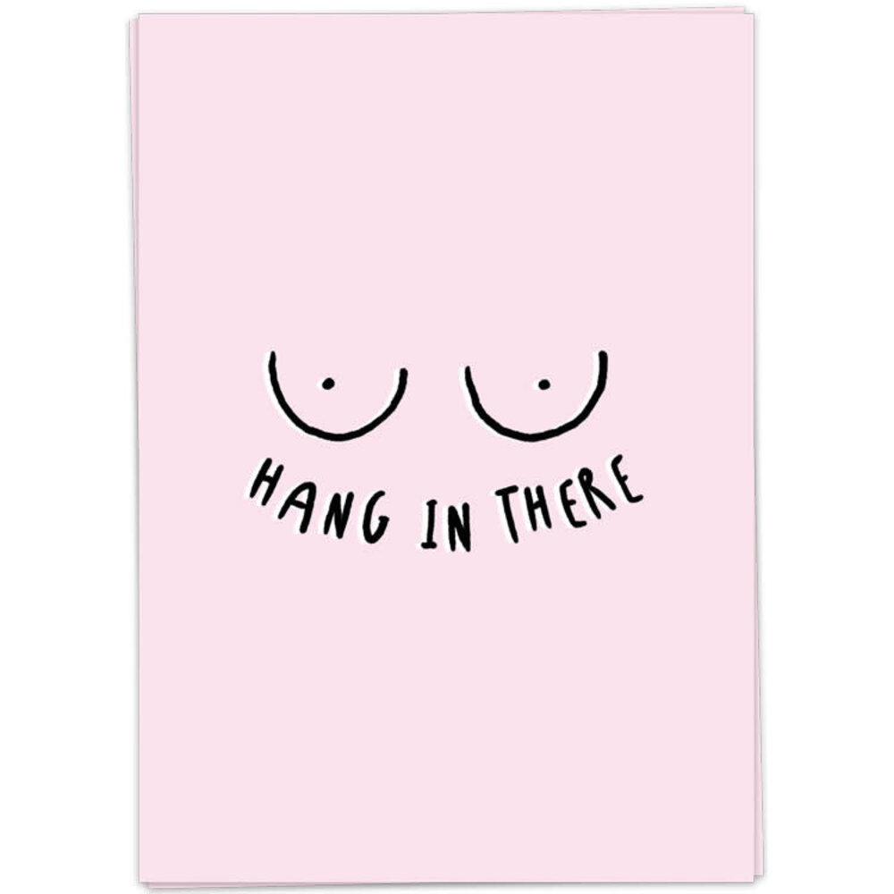 Kaart Blanche Kaart blanche - wenskaart - hang in there