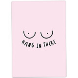 Kaart Blanche Kaart blanche - wenskaart - hang in there