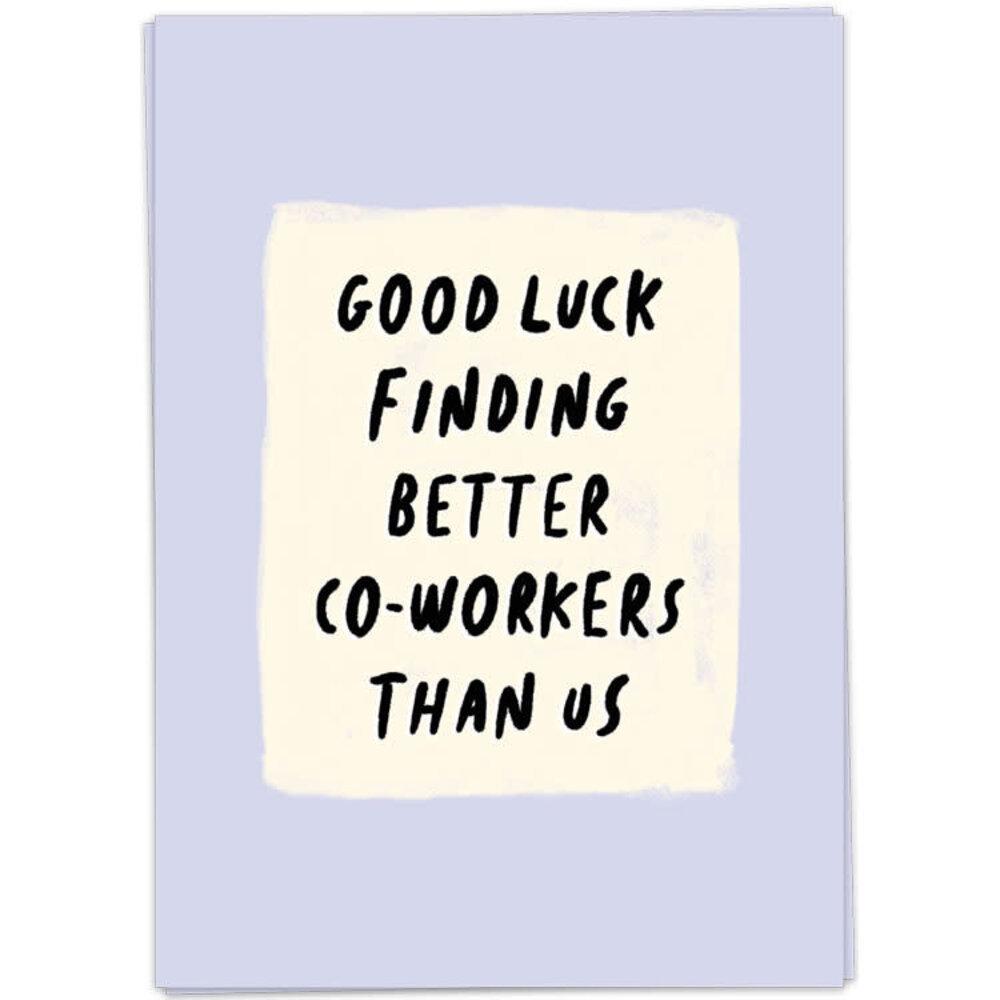 Kaart Blanche Kaart blanche - wenskaart - better co-workers Kaart Blanche Kaart blanche - wenskaart - better co-workers