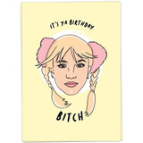 Kaart Blanche Kaart blanche - wenskaart - it's ya birthday bitch Kaart Blanche Kaart blanche - wenskaart - it's ya birthday bitch