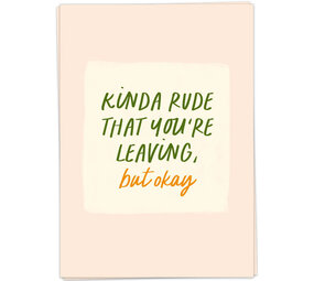 Kaart Blanche Kaart blanche - wenskaart - kinda rude Kaart Blanche Kaart blanche - wenskaart - kinda rude