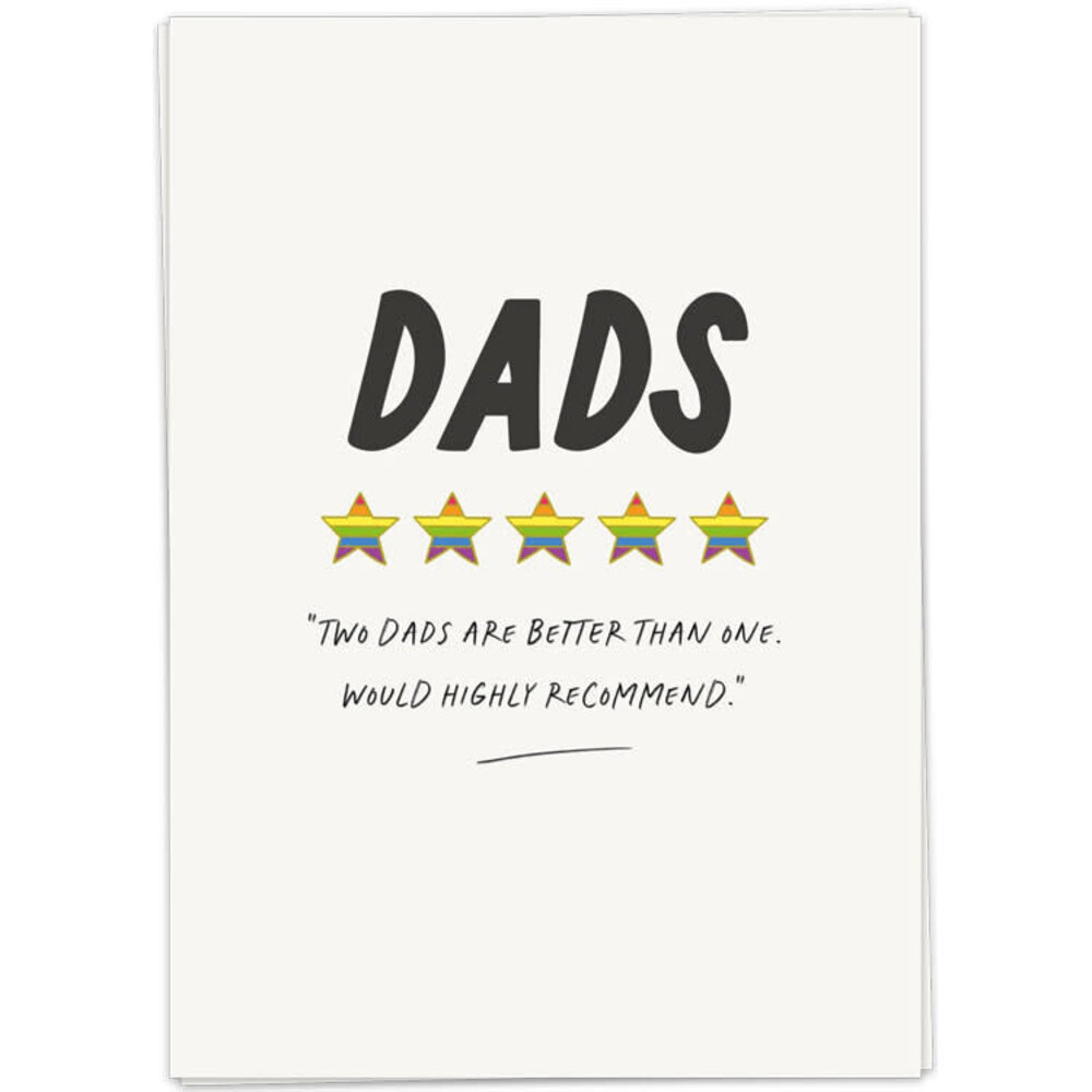 Kaart Blanche Kaart blanche - wenskaart - two dads review Kaart Blanche Kaart blanche - wenskaart - two dads review