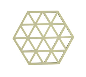 Zone Denmark Zone - panonderzetter triangles (16x14cm) - matcha green