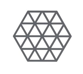 Zone Denmark Zone - panonderzetter triangles (16x14cm) - cool grey