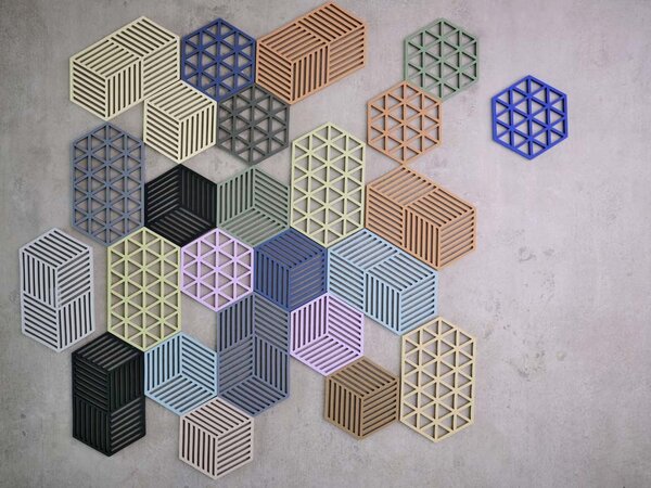 Zone Denmark Zone - panonderzetter triangles (16x14cm) - rosemary