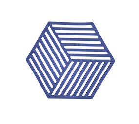 Zone Denmark Zone - panonderzetter hexagon (16x14cm) - indigo Zone Denmark Zone - panonderzetter hexagon (16x14cm) - indigo