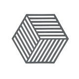 Zone Denmark Zone - panonderzetter hexagon (16x14cm) - cool grey