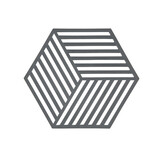 Zone Denmark Zone - panonderzetter hexagon (16x14cm) - cool grey Zone Denmark Zone - panonderzetter hexagon (16x14cm) - cool grey