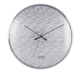 Karlsson Karlsson - wandklok - disco - silver