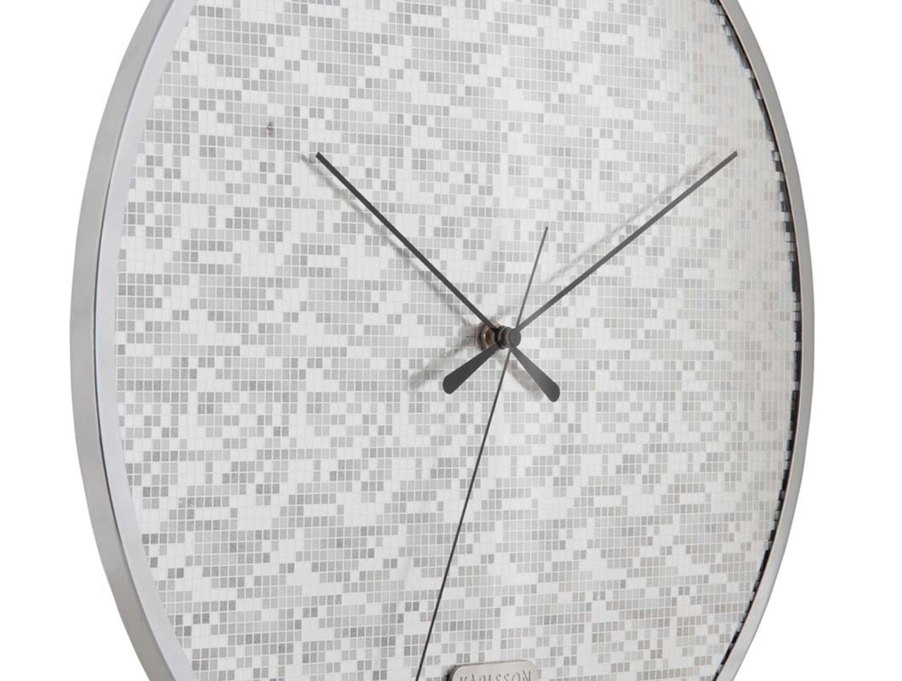 Karlsson Karlsson - wandklok - disco - zilver Karlsson Karlsson - wandklok - disco - zilver