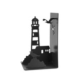 Balvi Balvi - boekensteun - lighthouse zwart Balvi Balvi - boekensteun - lighthouse zwart
