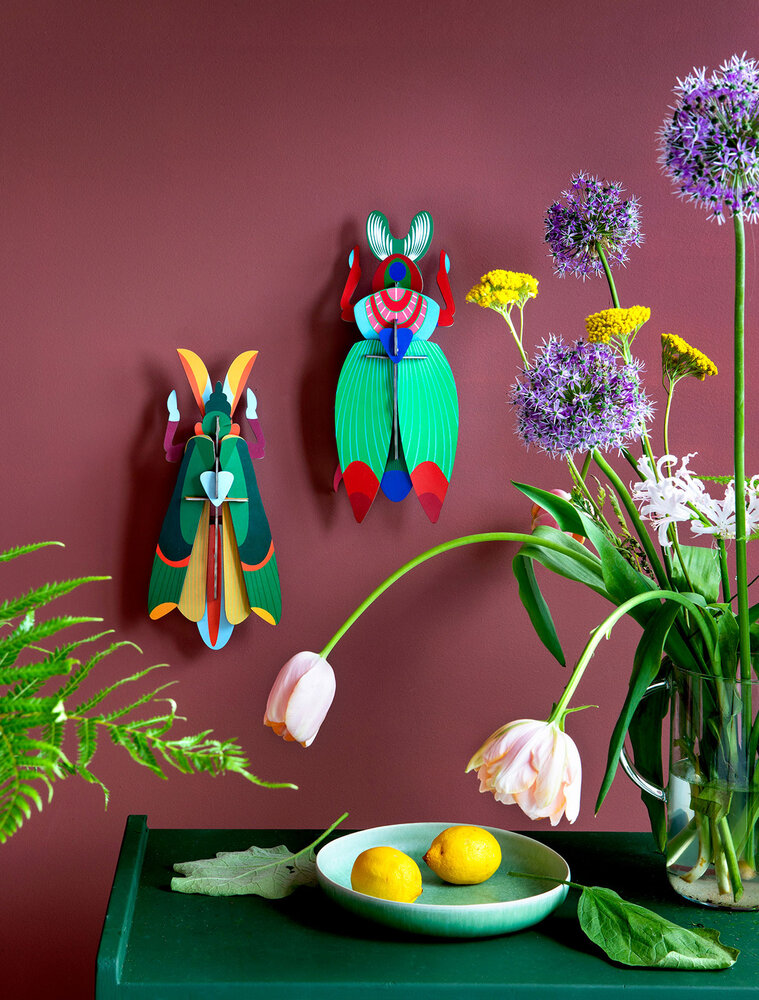 Studio Roof Studio Roof - muurdecoratie - giant scarab kever Studio Roof Studio Roof - muurdecoratie - giant scarab kever