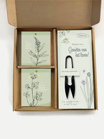 Veer & Moon Veer & Moon - tuinkruiden doosje - genieten van het leven