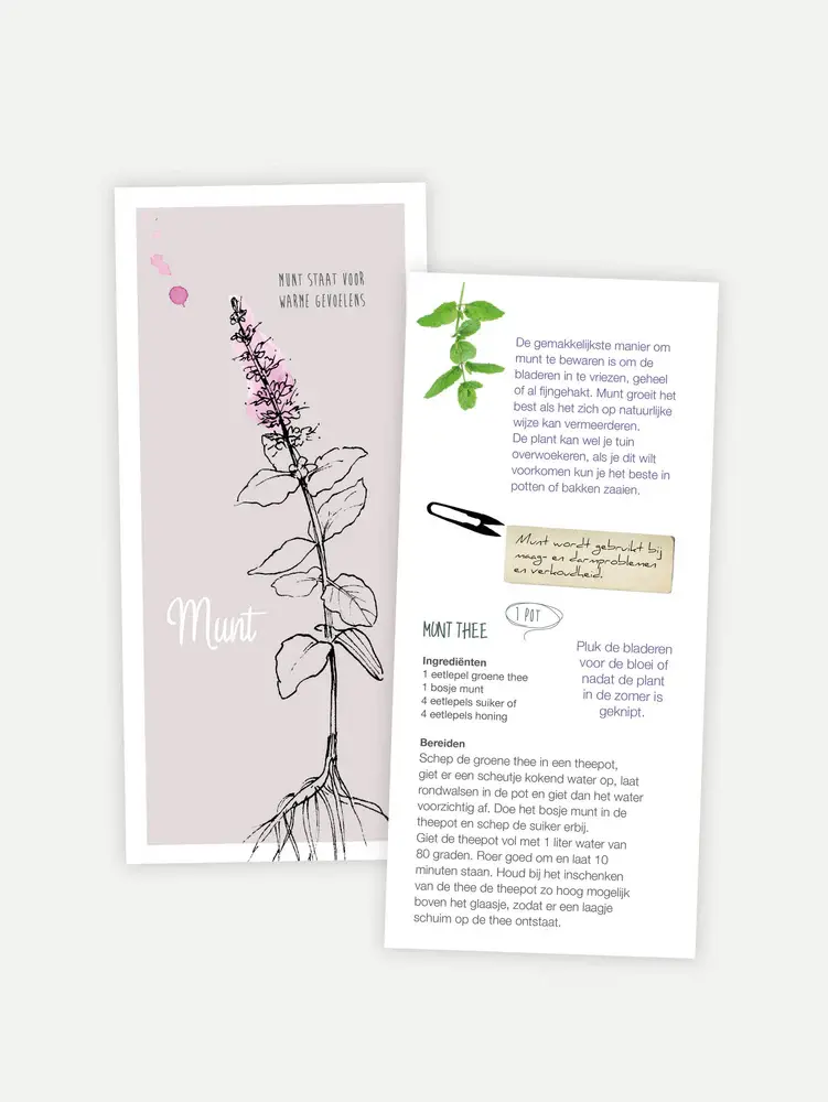 Veer & Moon Veer & Moon - tuinkruiden doosje - genieten van het leven