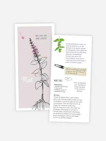 Veer & Moon Veer & Moon - tuinkruiden doosje - genieten van het leven