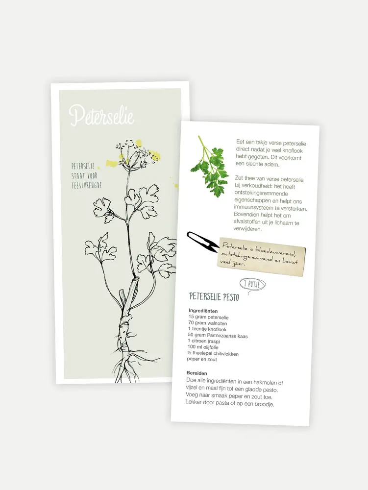 Veer & Moon Veer & Moon - tuinkruiden doosje - genieten van het leven