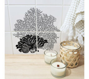 Boubouki Boubouki - tegelsticker - corallo (4 tegels) Boubouki Boubouki - tegelsticker - corallo (4 tegels)