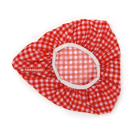 Kikkerland Kikkerland - zadelhoesje - rood-witte ruitjes