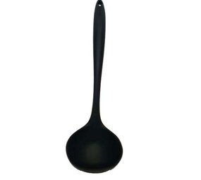 Tools2cook Tools2cook - siliconen soeplepel - black pepper
