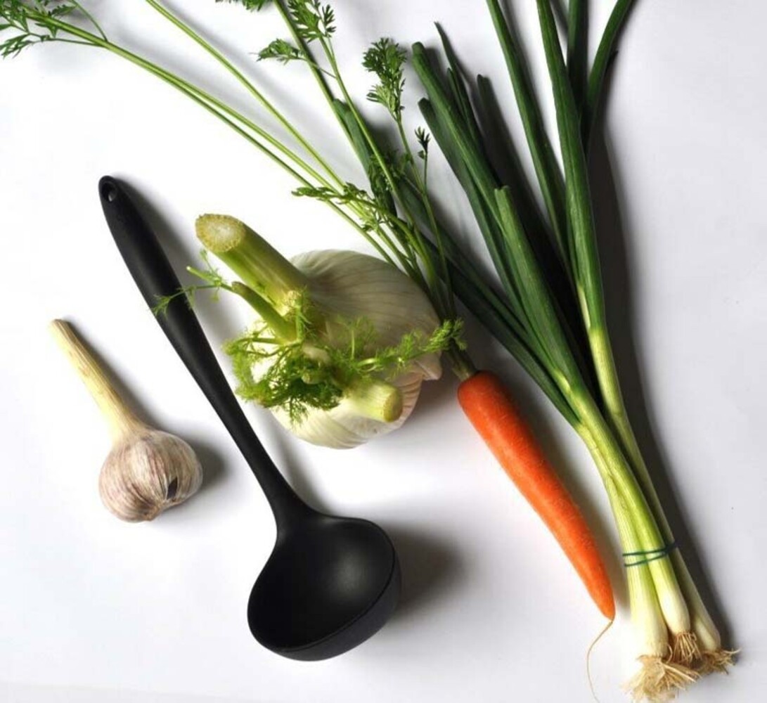 Tools2cook Tools2cook - siliconen soeplepel - zwart