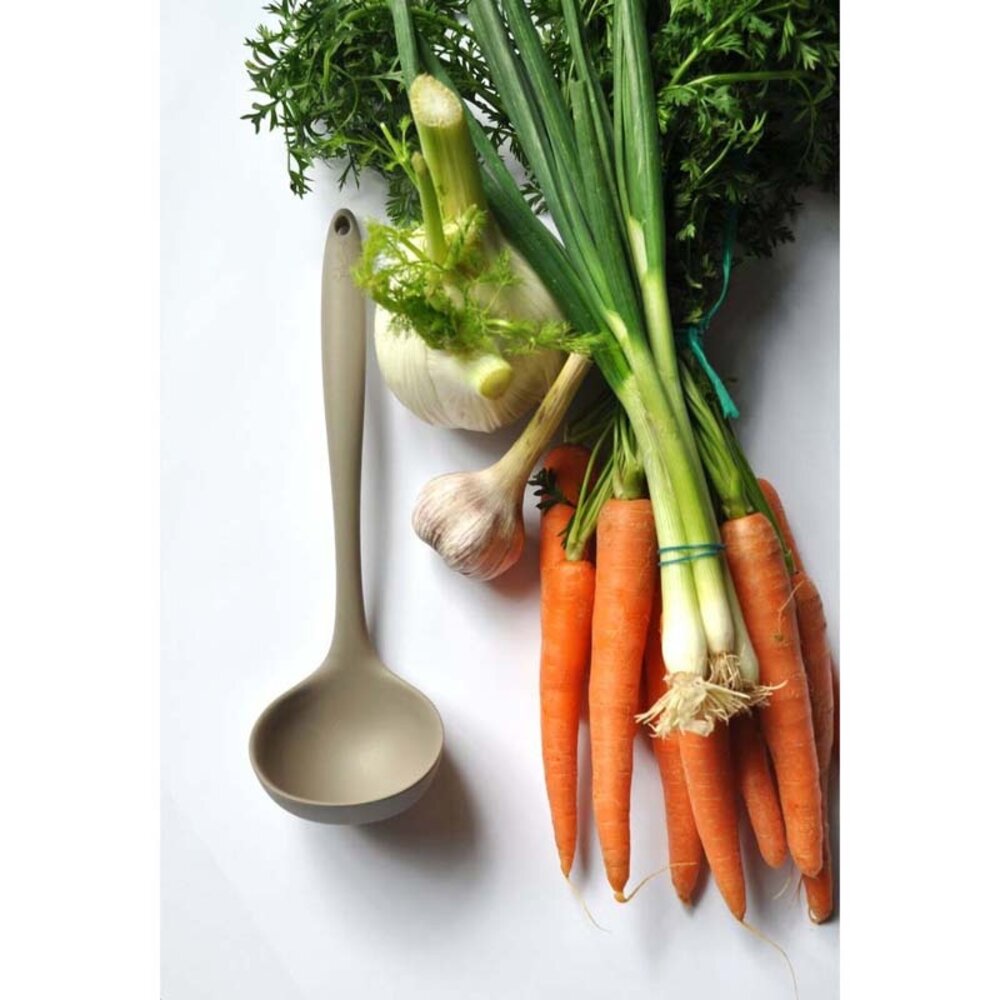 Tools2cook Tools2cook - siliconen soeplepel - beige