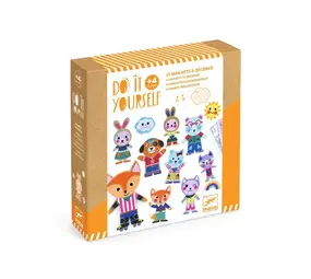 Djeco Djeco - diy magneten - funky familie Djeco Djeco - diy magneten - funky familie