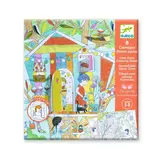 Djeco Djeco - kleuren met verrassingen - de hut van Nina Djeco Djeco - kleuren met verrassingen - de hut van Nina