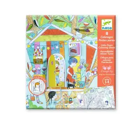 Djeco Djeco - kleuren met verrassingen - de hut van Nina Djeco Djeco - kleuren met verrassingen - de hut van Nina