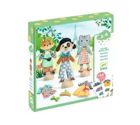 Djeco Djeco - poppetjes aankleden - hallo Parijs Djeco Djeco - poppetjes aankleden - hallo Parijs