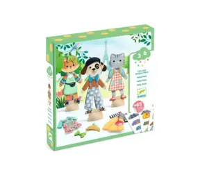 Djeco Djeco - poppetjes aankleden - hallo Parijs Djeco Djeco - poppetjes aankleden - hallo Parijs