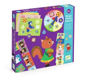 Djeco Djeco - 3 spelletjes - little friends Djeco Djeco - 3 spelletjes - little friends