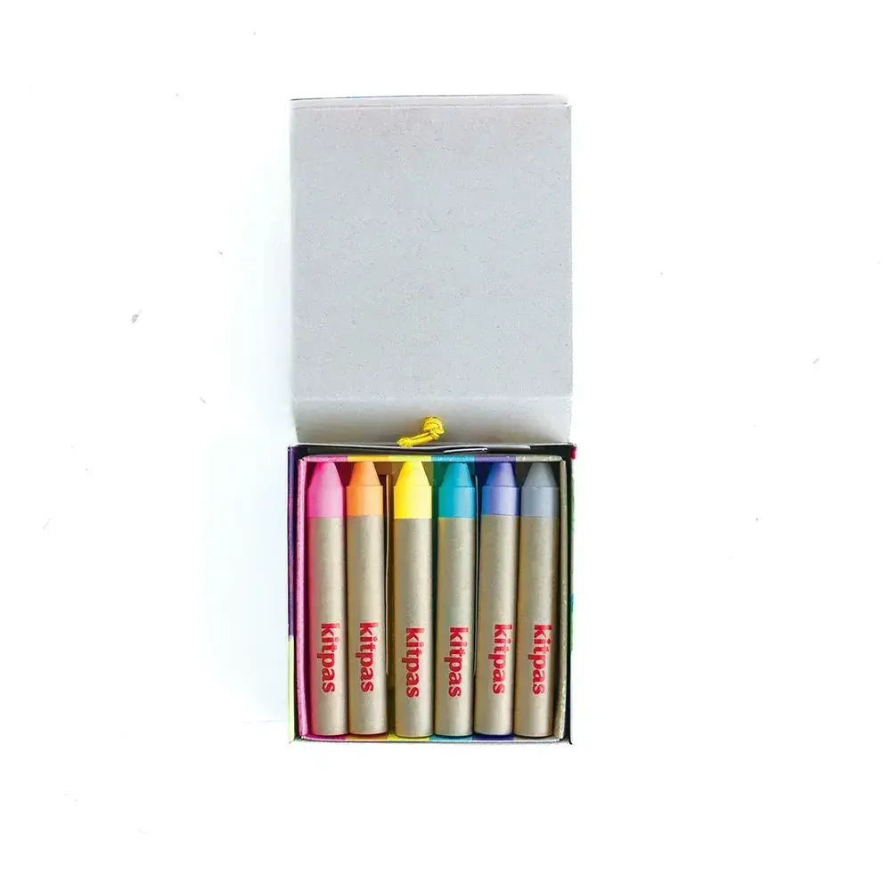 Kitpas Kitpas - (raam)krijtjes - pastel (set van 6) Kitpas Kitpas - (raam)krijtjes - pastel (set van 6)